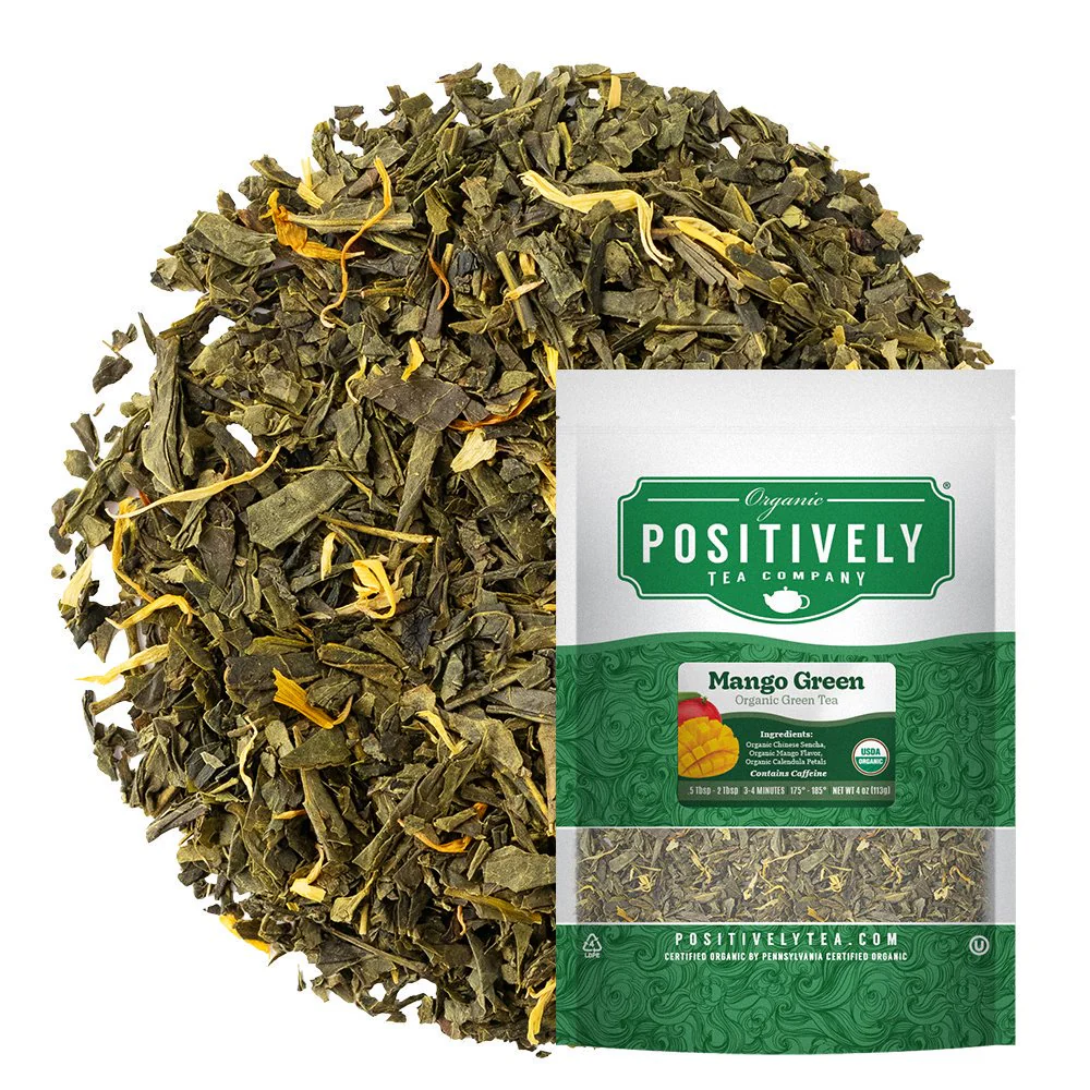 Organic Mango Green - Loose Leaf Tea - Image 2