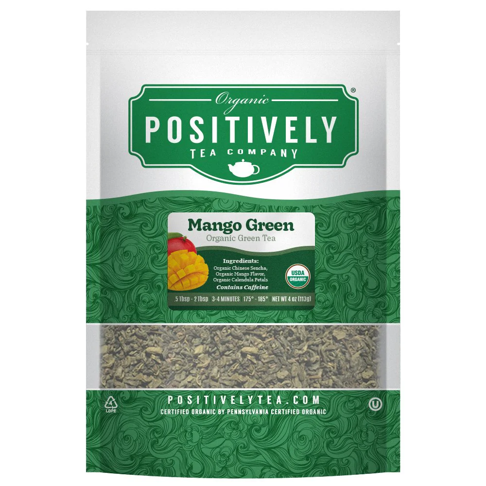 Organic Mango Green - Loose Leaf Tea - Image 3