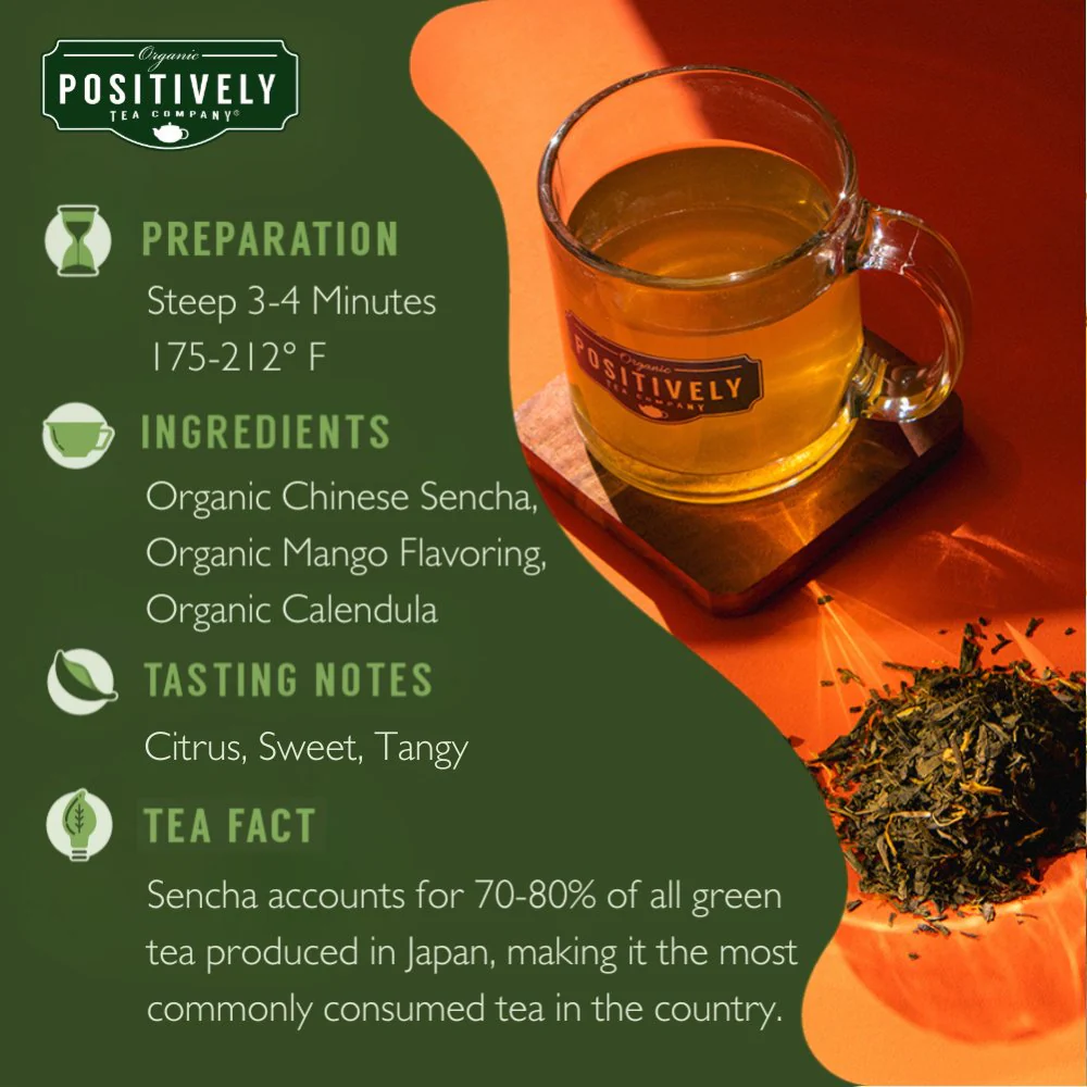 Organic Mango Green - Loose Leaf Tea - Image 4