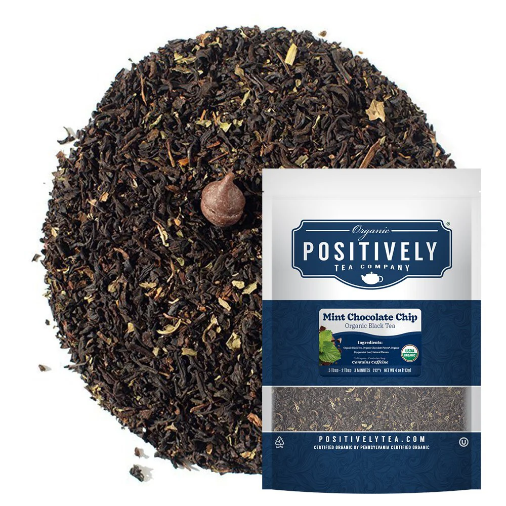 Organic Mint Chocolate Chip - Loose Leaf Tea - Image 2