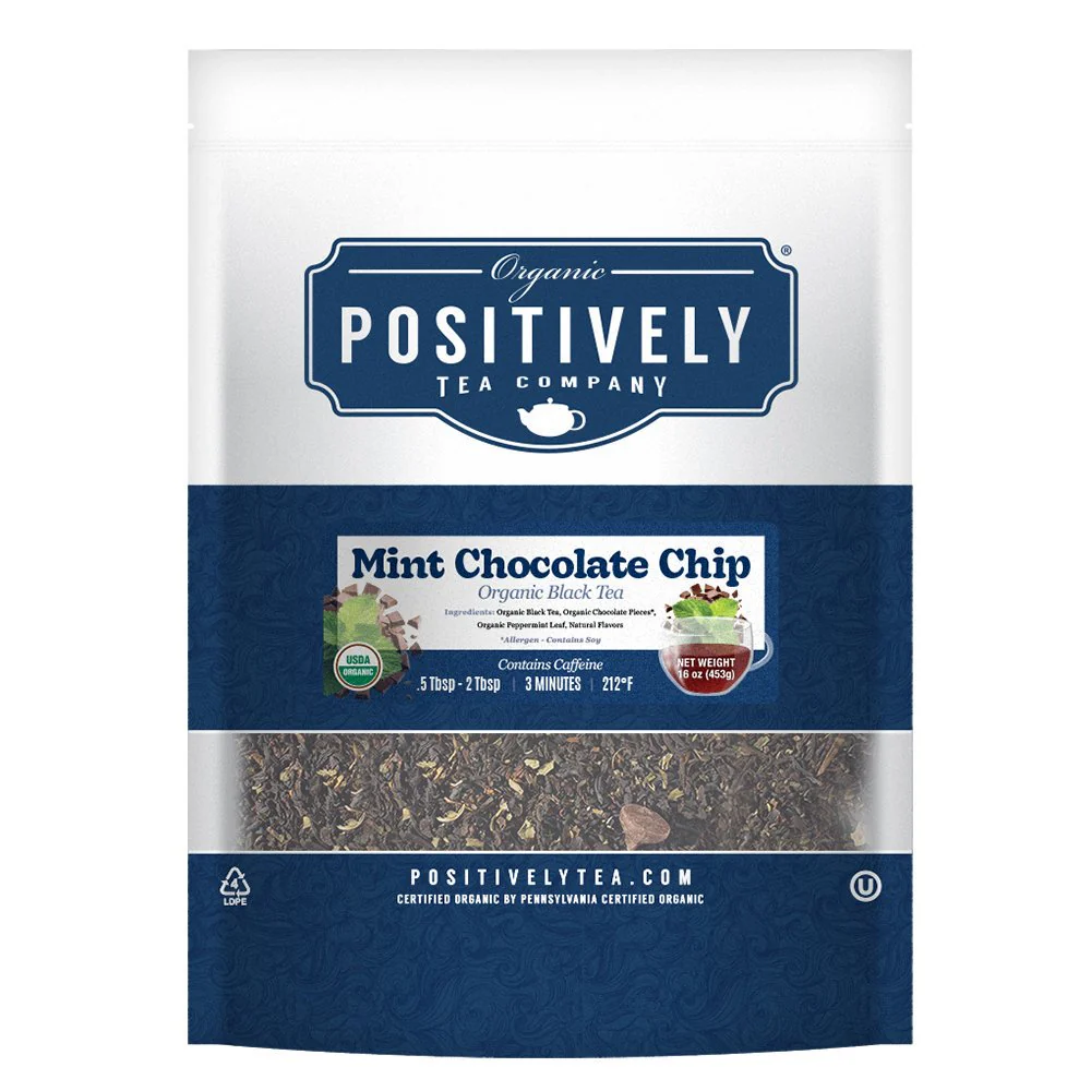 Organic Mint Chocolate Chip - Loose Leaf Tea - Image 8