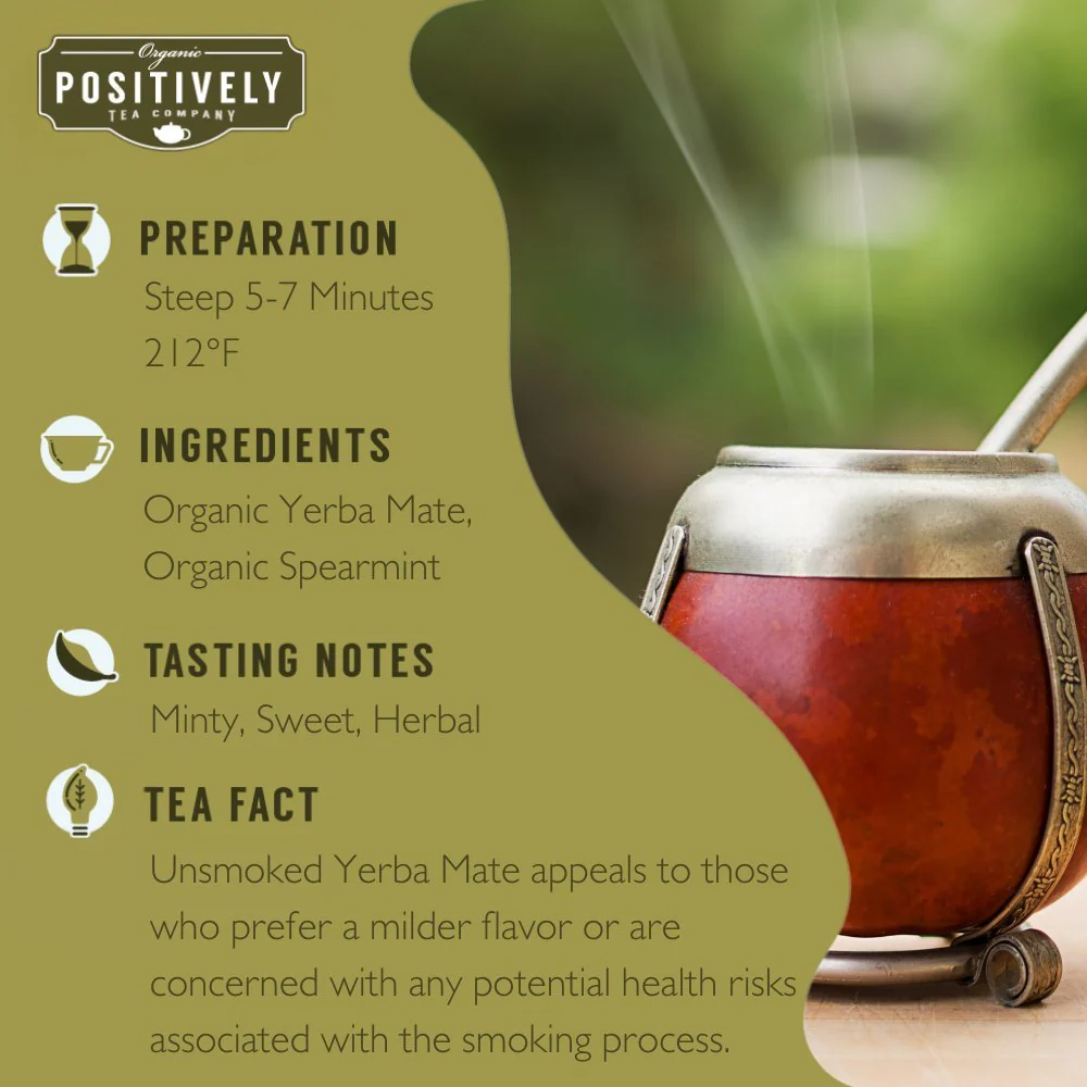 Organic Minty Mate - Tea Bags - Image 3