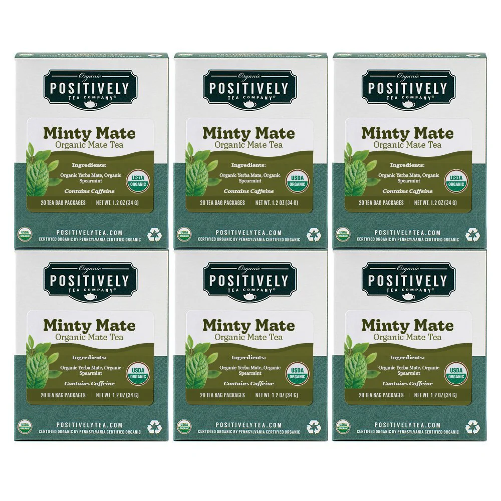 Organic Minty Mate - Tea Bags - Image 8