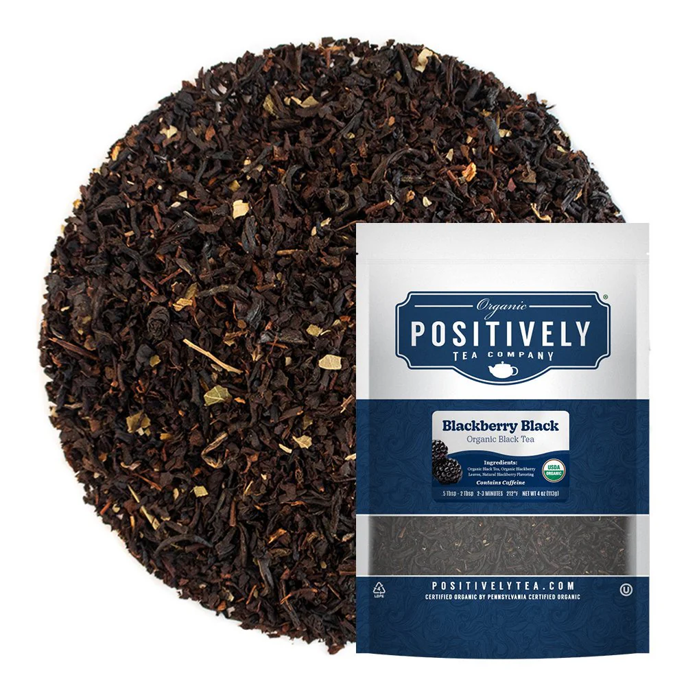 Organic Blackberry Black - Loose Leaf Tea - Image 2