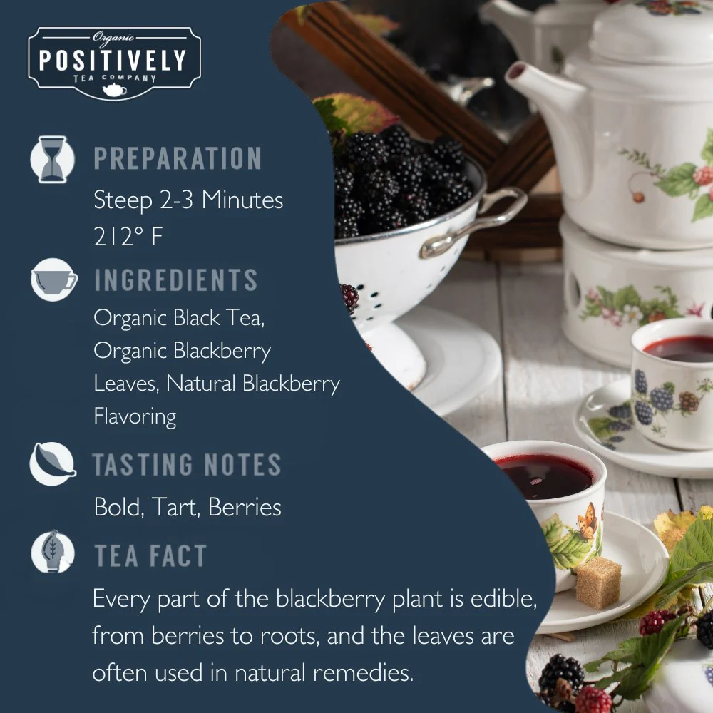 Organic Blackberry Black - Loose Leaf Tea - Image 5