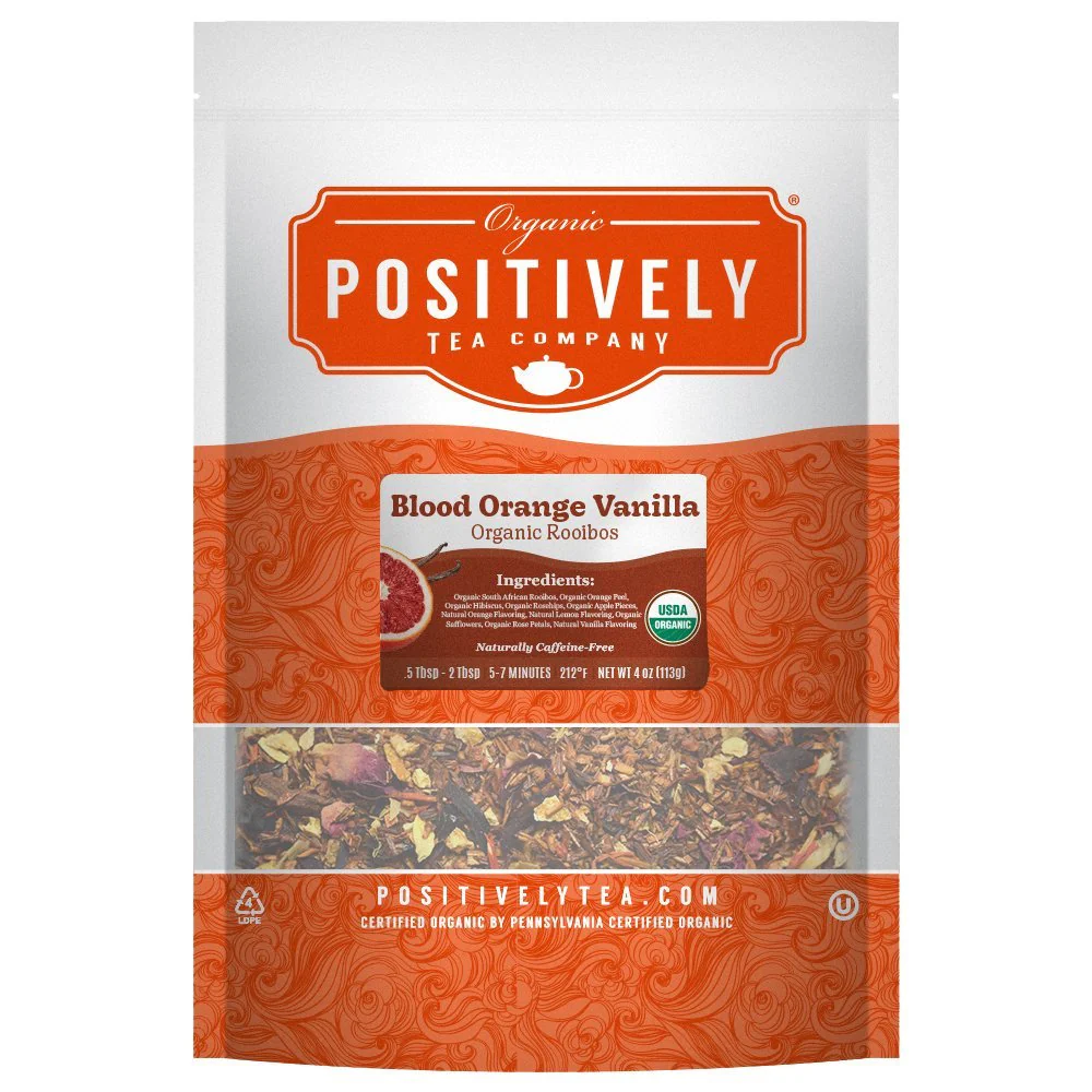 Organic Blood Orange Vanilla Rooibos - Loose Leaf Tea - Image 3