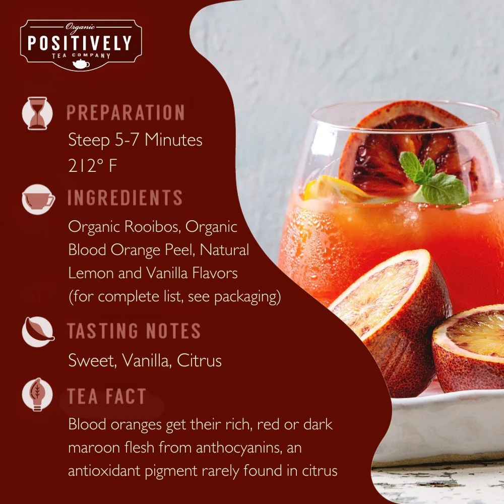 Organic Blood Orange Vanilla Rooibos - Loose Leaf Tea - Image 4