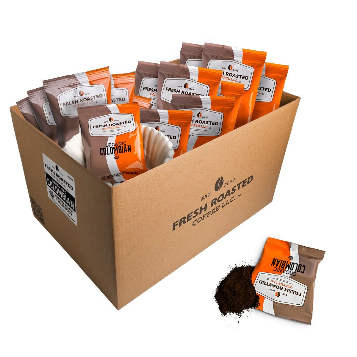 Organic Colombian, 2.25 oz - Coffee Portion Packs - Image 3