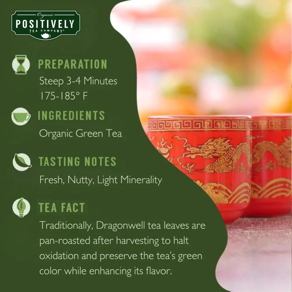 Organic Dragonwell - Loose Leaf Tea - Image 6
