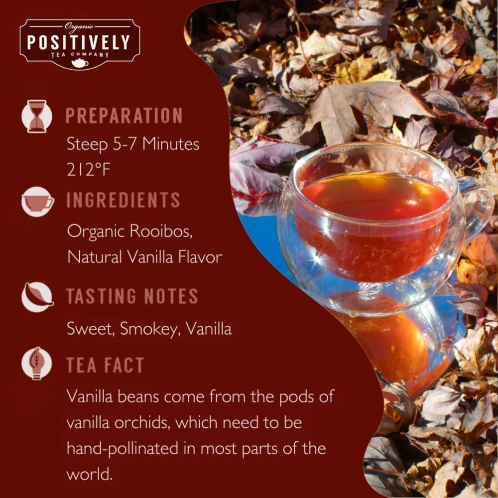 Organic Fireside Vanilla Rooibos - Loose Leaf Tea - Image 4