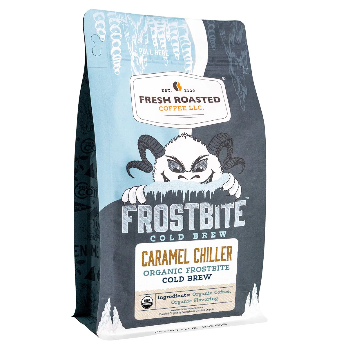 Organic Frostbite Flavored Cold Brew - Caramel Chiller