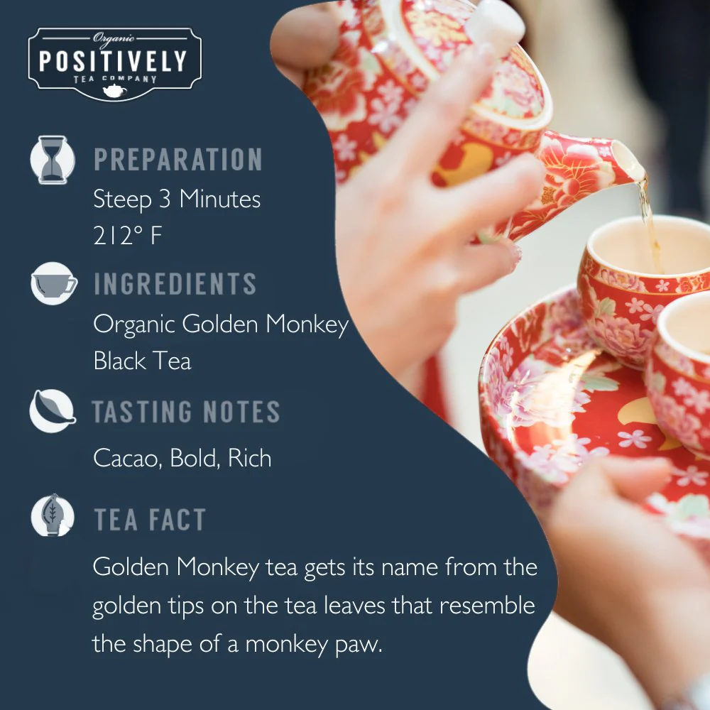 Organic Golden Monkey - Loose Leaf Tea - Image 3