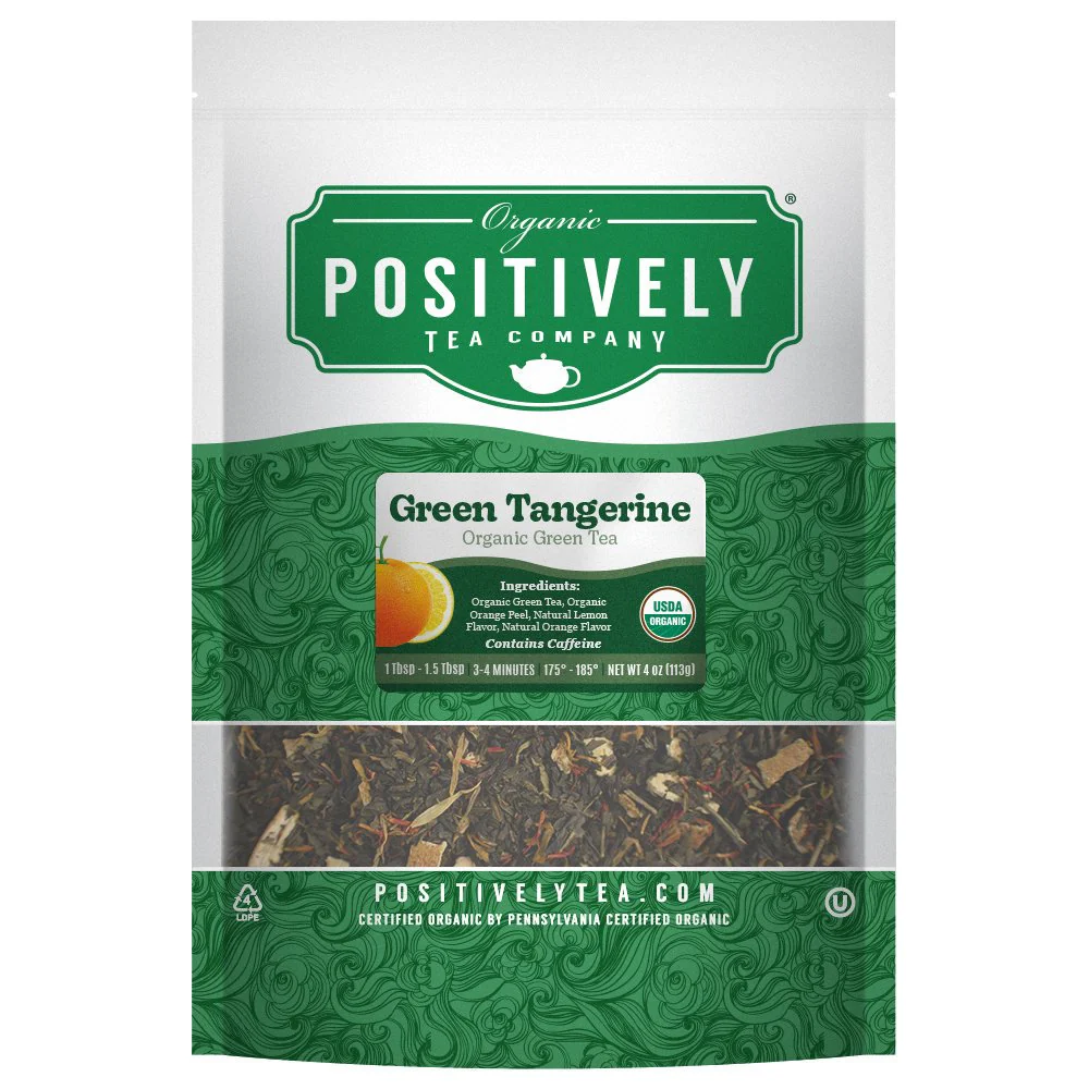 Organic Green Tangerine - Loose Leaf Tea - Image 3
