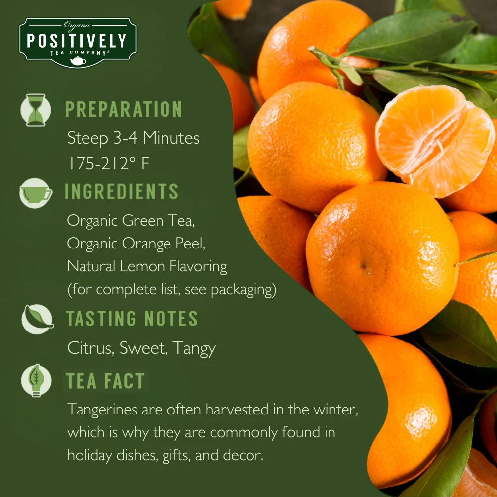 Organic Green Tangerine - Loose Leaf Tea - Image 4