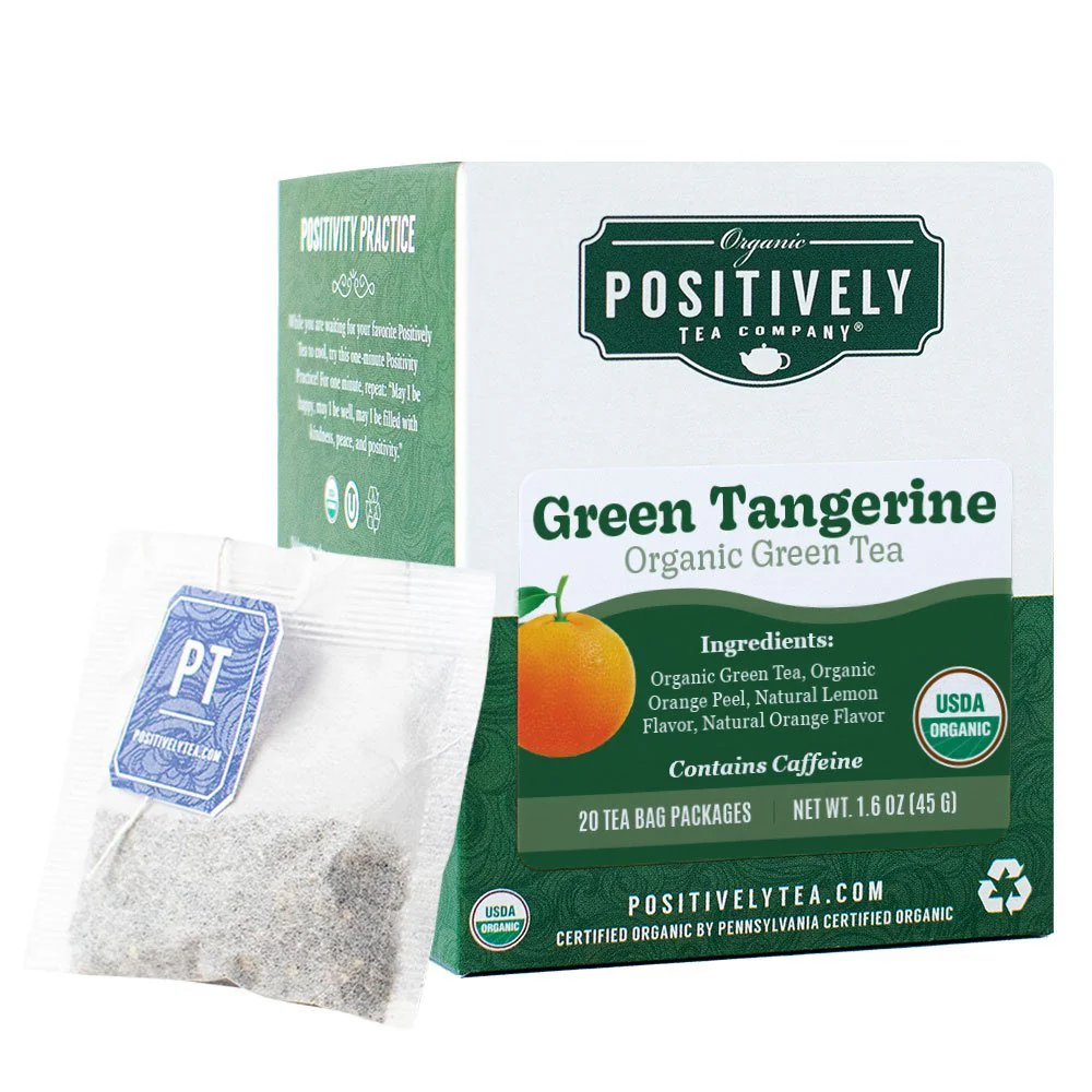 Organic Green Tangerine - Tea Bags - Image 2