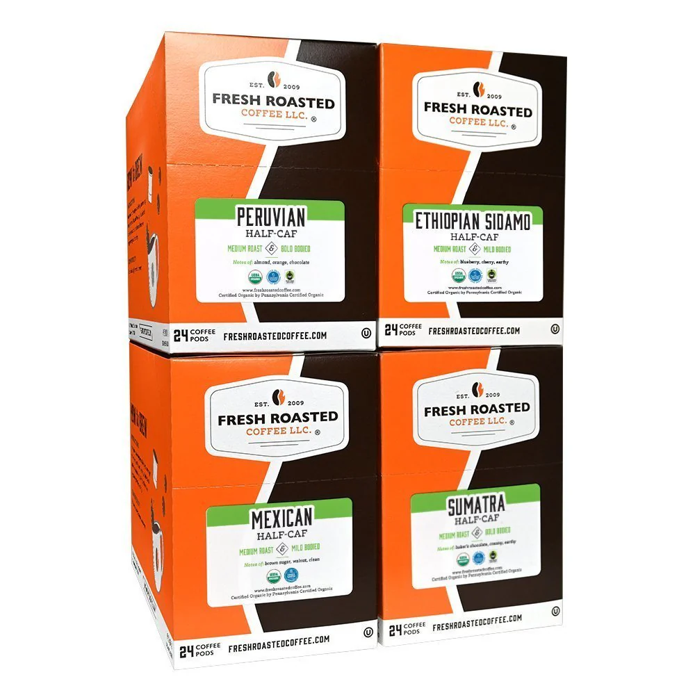 Organic Half Caf Variety Pack - Classic Coffee Pods - Image 3