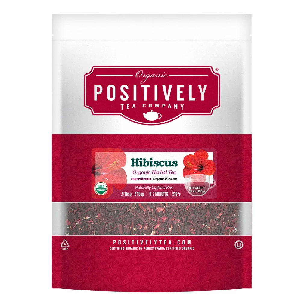 Organic Hibiscus Tisane - Loose Leaf Tisane - Image 2
