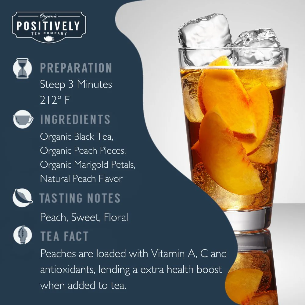 Organic Juicy Peach Black - Loose Leaf Tea - Image 3
