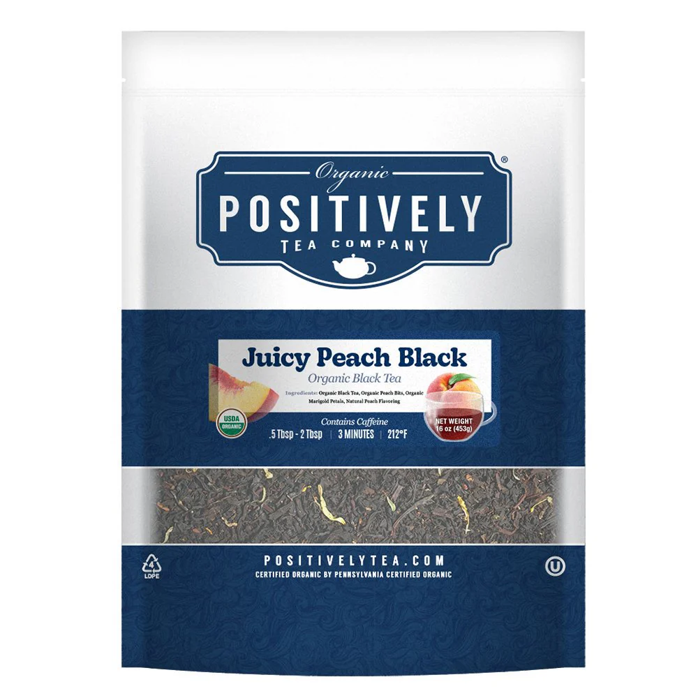 Organic Juicy Peach Black - Loose Leaf Tea - Image 8