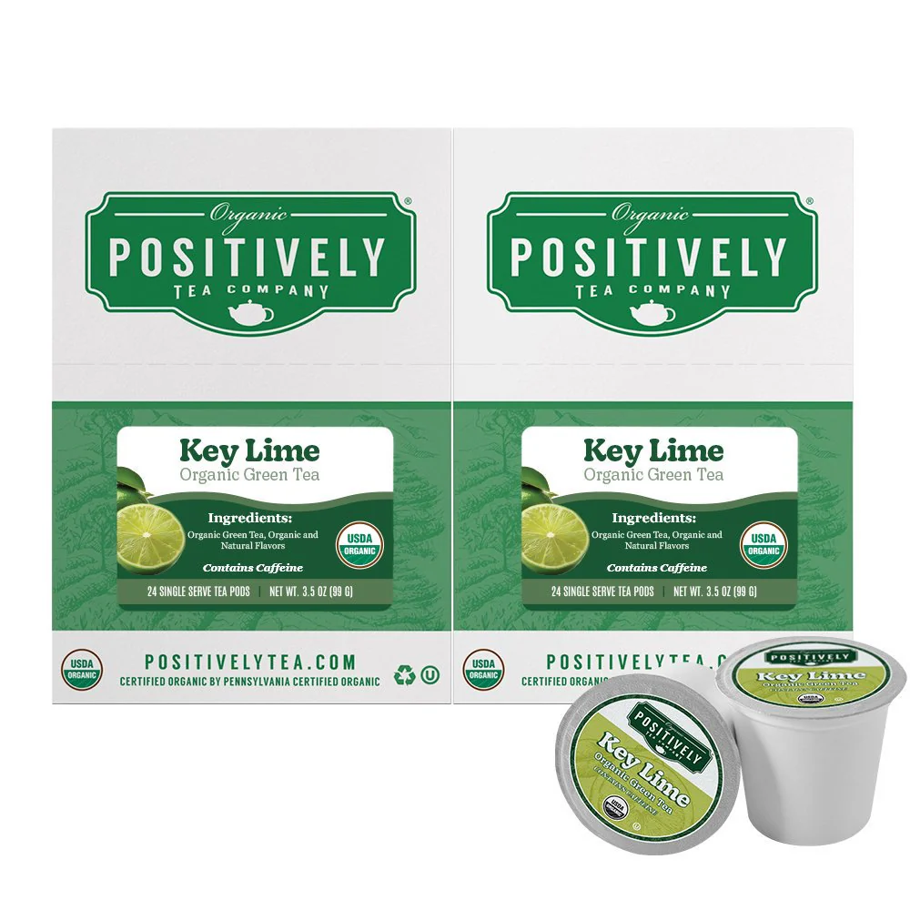 Organic Key Lime Green Tea - Classic Tea Pods - Image 5