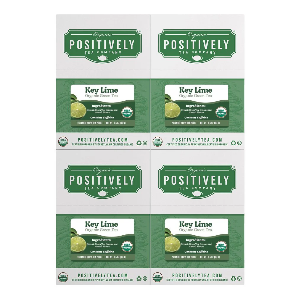 Organic Key Lime Green Tea - Classic Tea Pods - Image 6