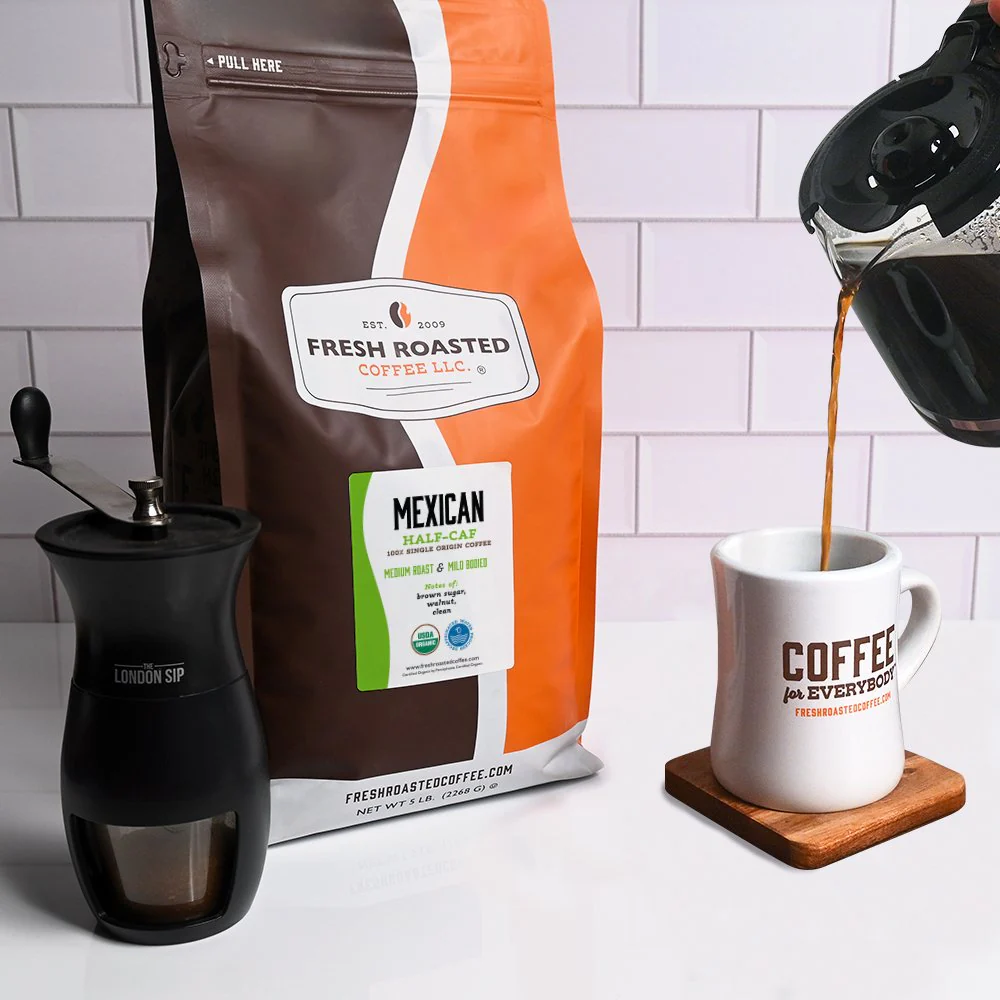 Organic Mexican Water-Processed Half Caf - Roasted Coffee - Image 4