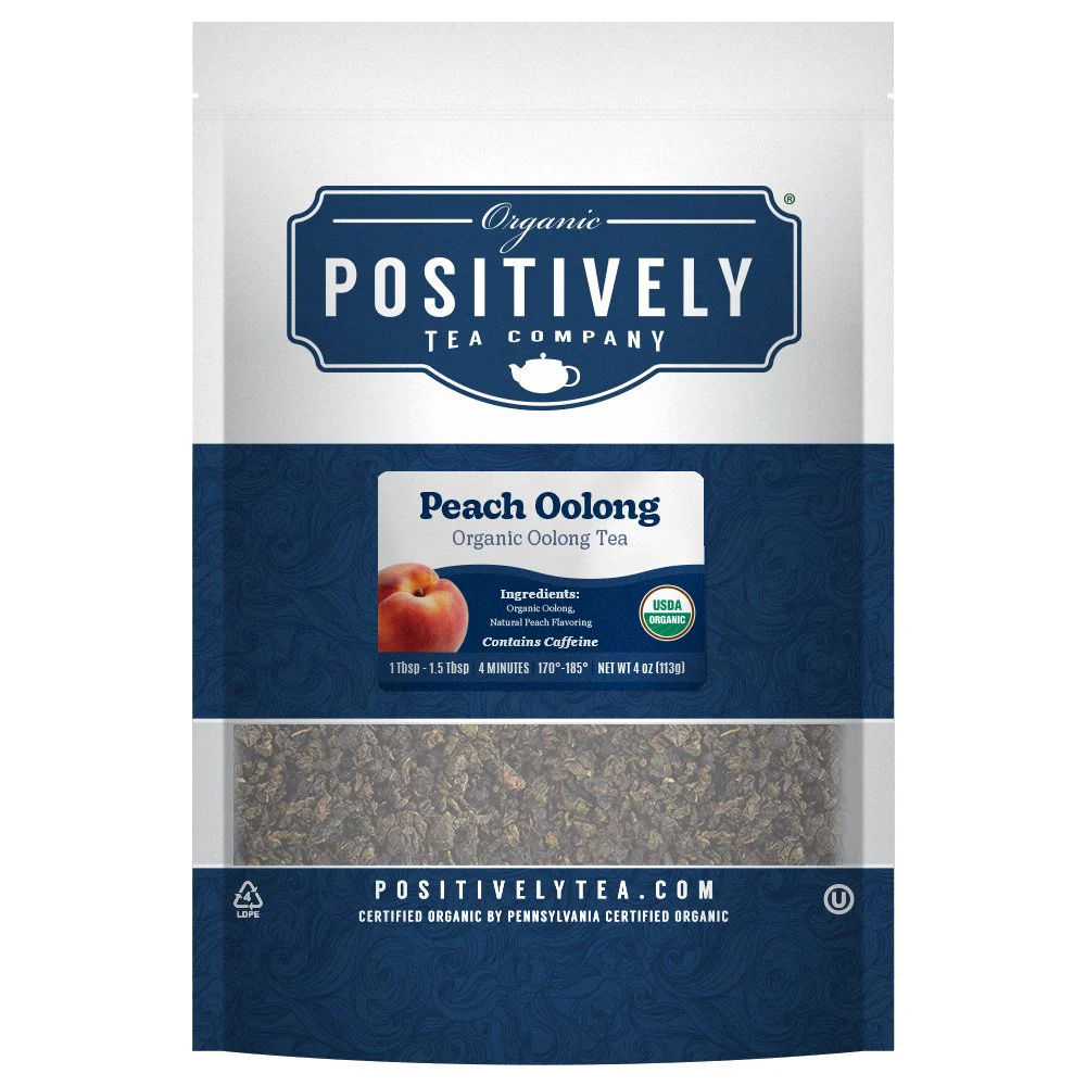 Organic Peach Oolong - Loose Leaf Tea - Image 3