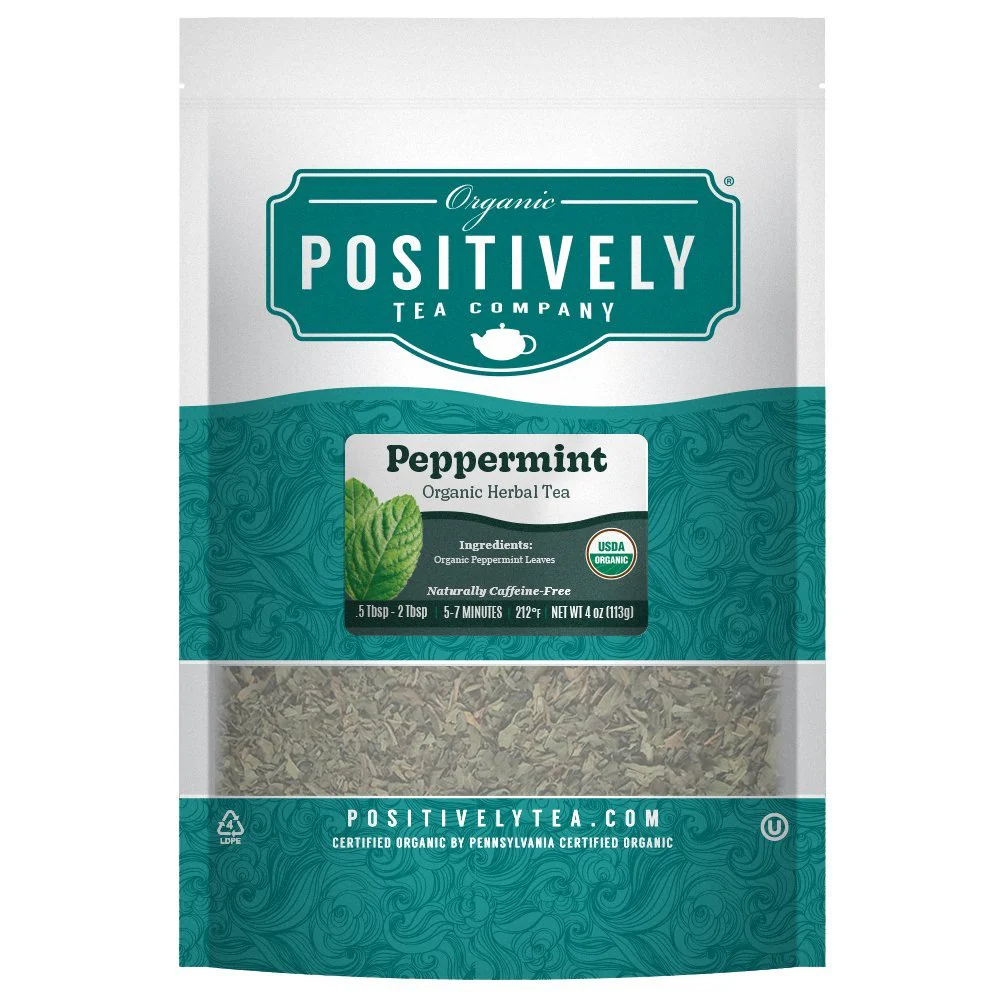 Organic Peppermint Leaf Herbal - Loose Leaf Tisane - Image 3