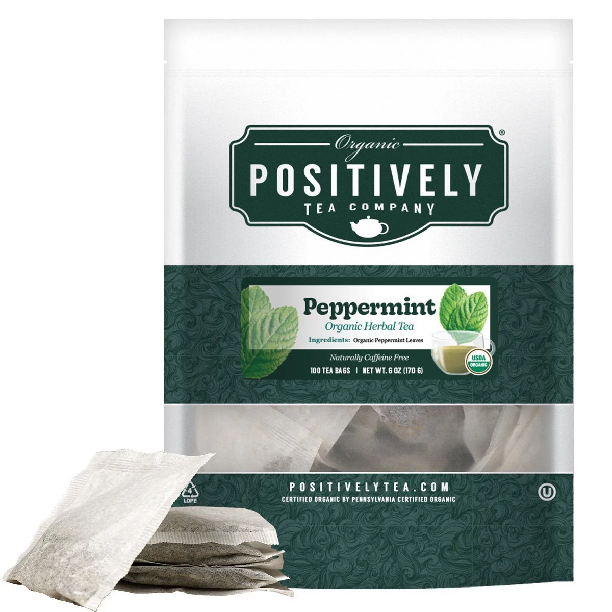 Organic Peppermint Leaf Herbal - Tea Bags - Image 8
