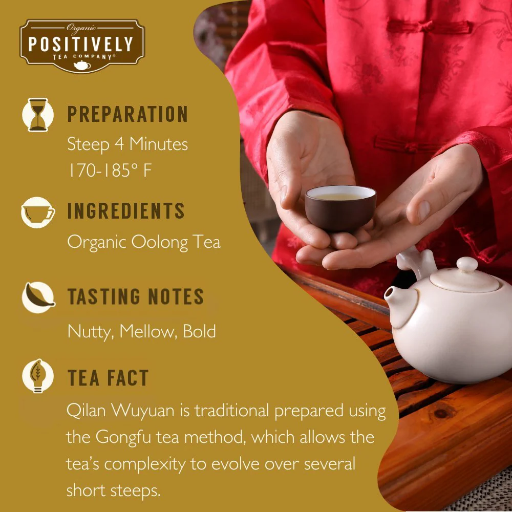 Organic Qilan Wuyuan Oolong - Loose Leaf Tea - Image 4
