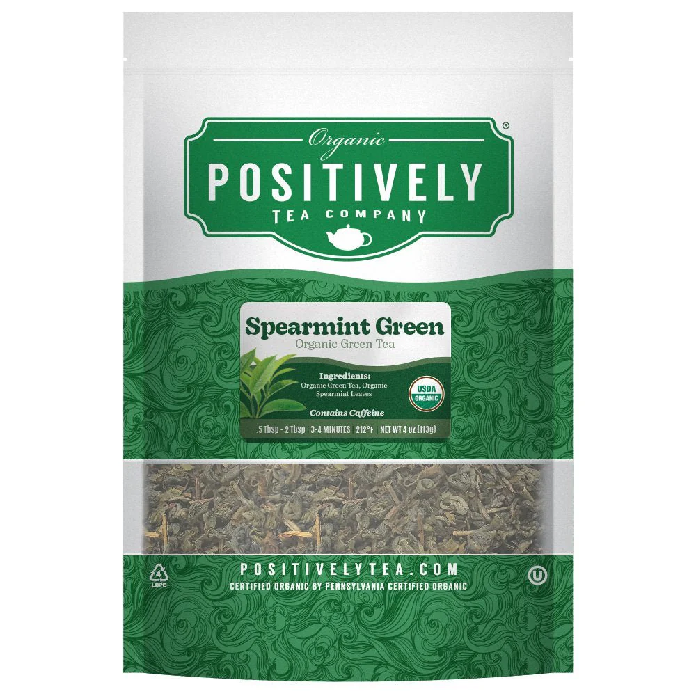 Organic Spearmint Green - Loose Leaf Tea - Image 3