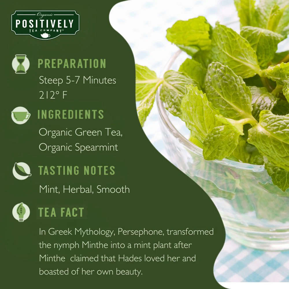 Organic Spearmint Green - Loose Leaf Tea - Image 4