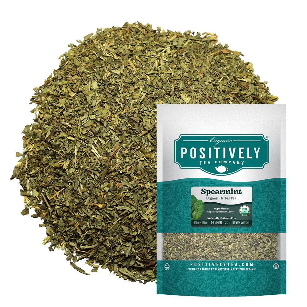 Organic Spearmint Leaf Herbal - Loose Leaf Tisane - Image 2