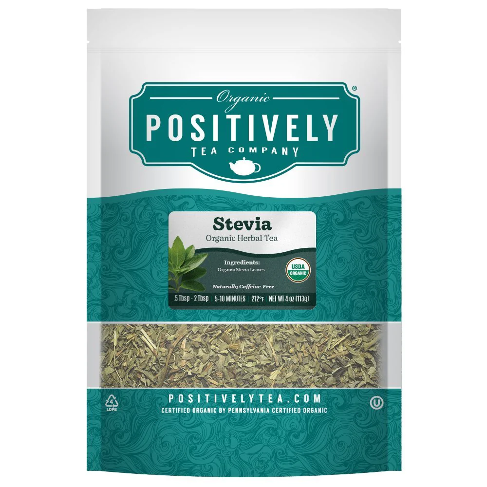 Organic Stevia Leaf Herbal - Loose Leaf Tisane - Image 3