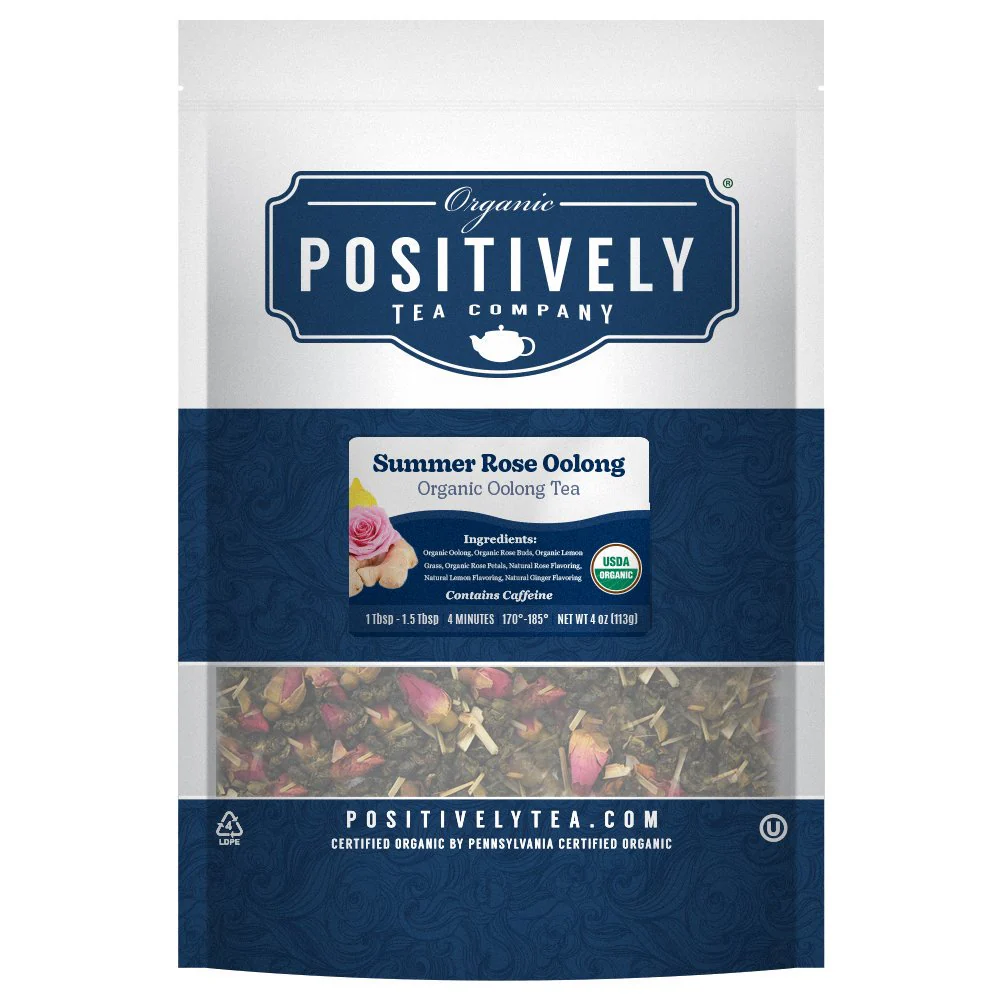 Organic Summer Rose Oolong - Loose Leaf Tea - Image 3