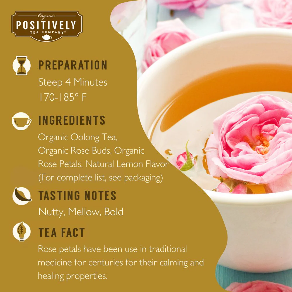 Organic Summer Rose Oolong - Loose Leaf Tea - Image 4