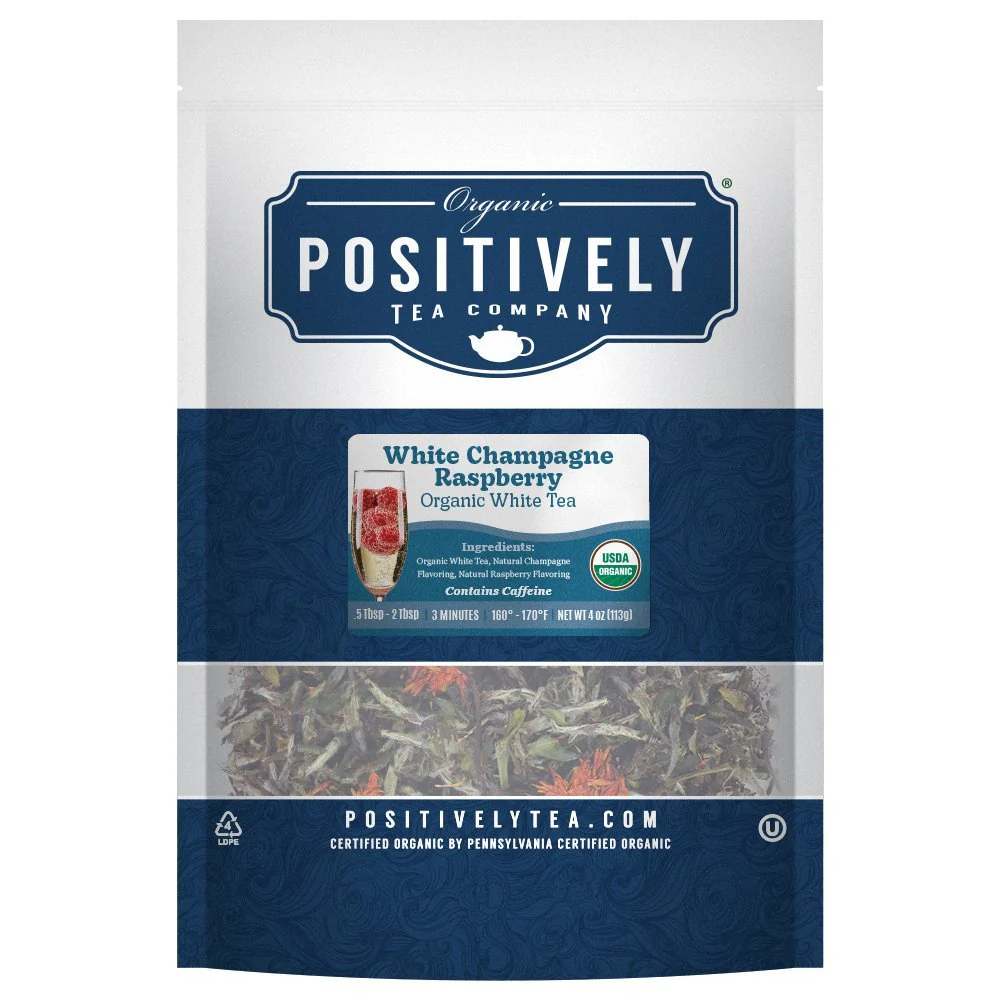 Organic White Champagne Raspberry - Loose Leaf Tea - Image 3