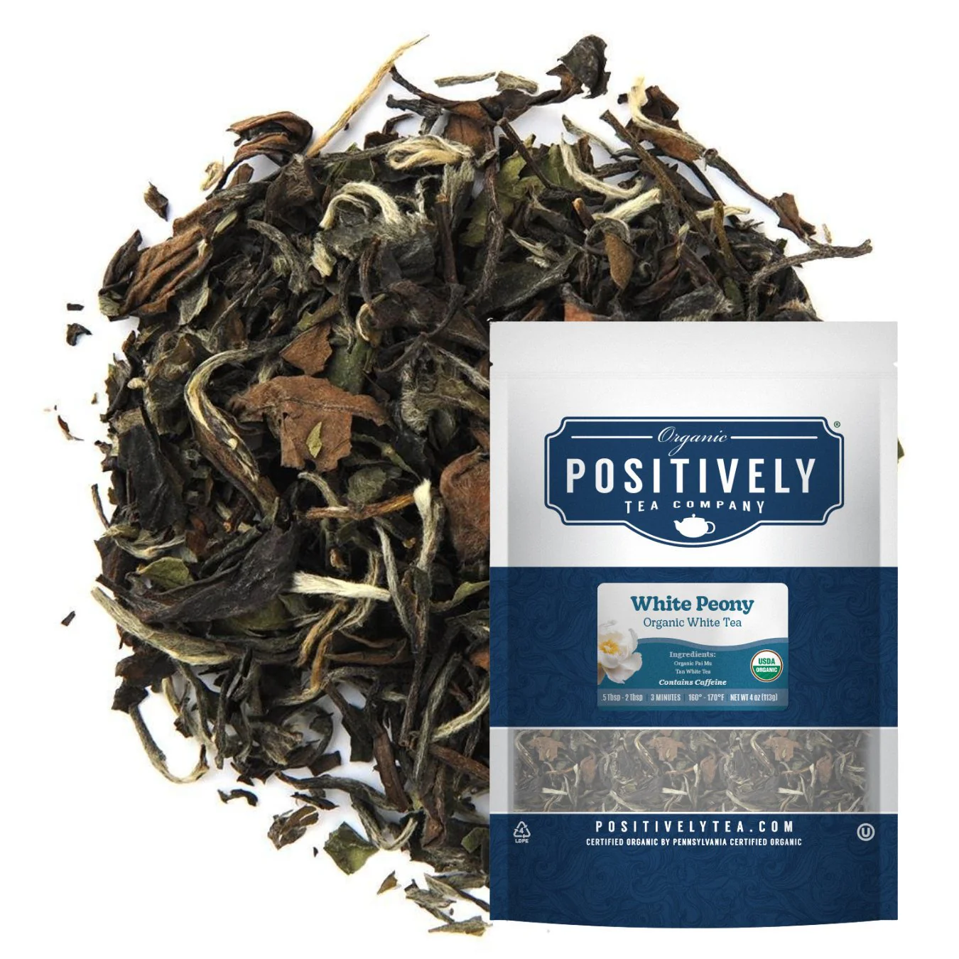 Organic White Peony - Loose Leaf Tea - Image 2