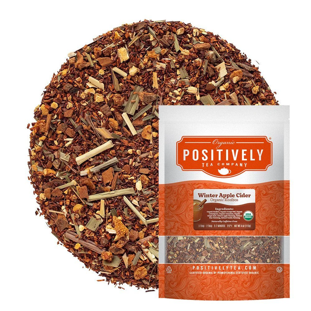 Organic Winter Apple Cider Rooibos - Loose Leaf Tea - Image 2