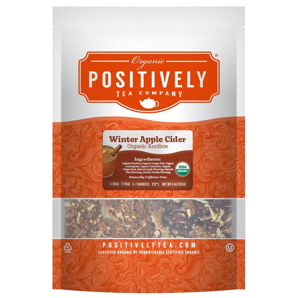 Organic Winter Apple Cider Rooibos - Loose Leaf Tea - Image 3
