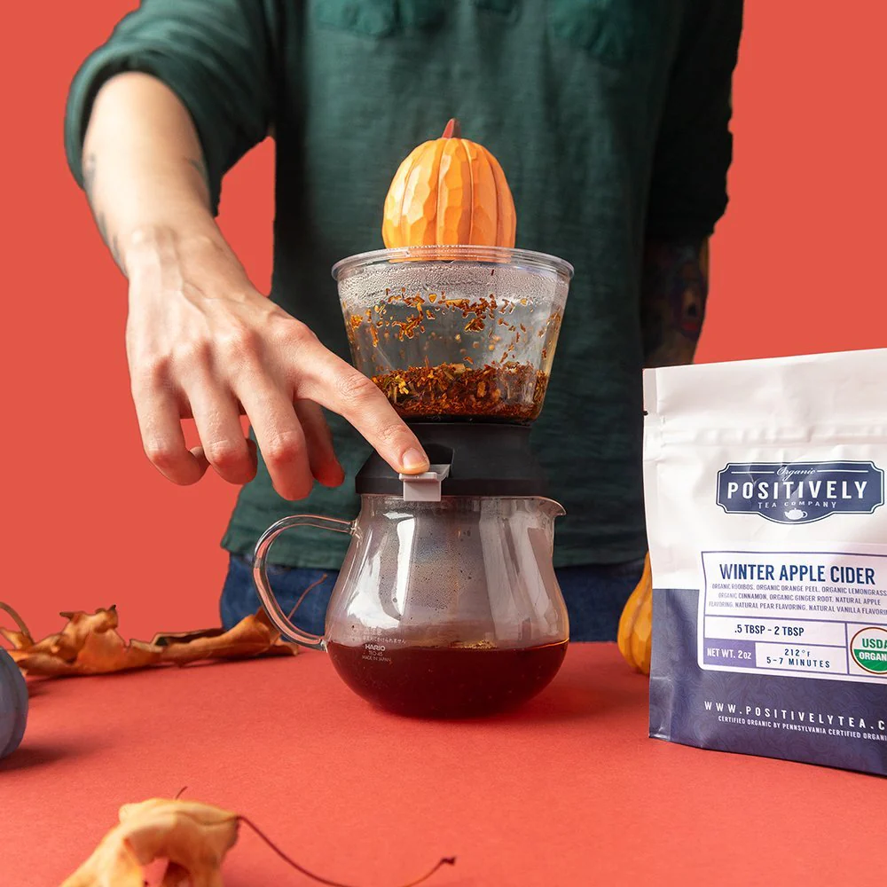 Organic Winter Apple Cider Rooibos - Loose Leaf Tea - Image 5