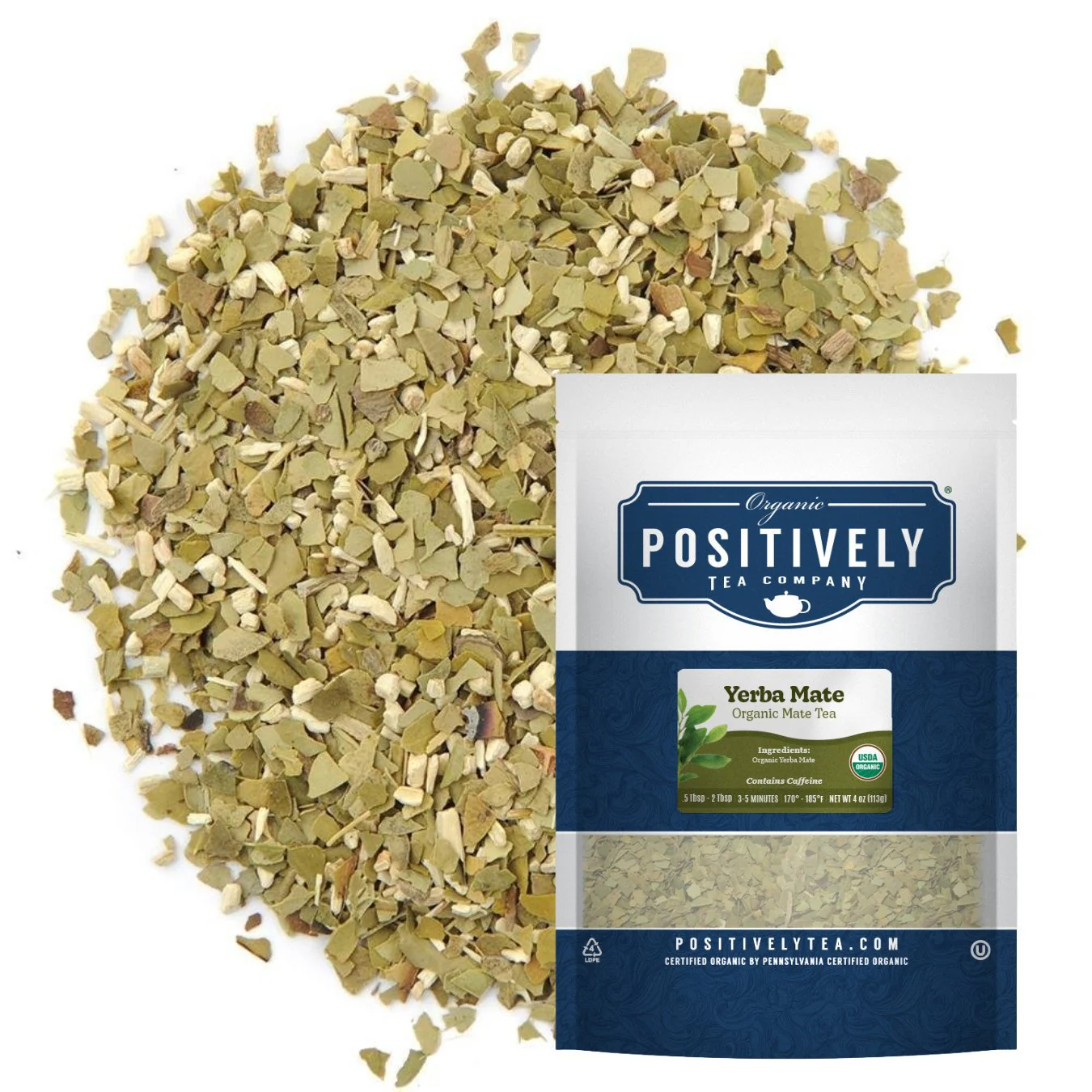 Organic Yerba Mate (Unsmoked) - Loose Leaf Tea - Image 2