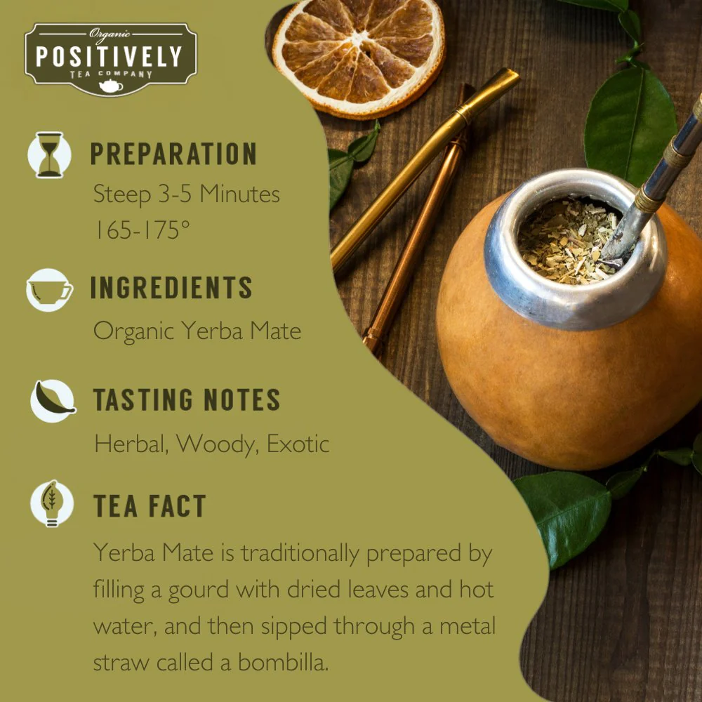 Organic Yerba Mate (Unsmoked) - Loose Leaf Tea - Image 4