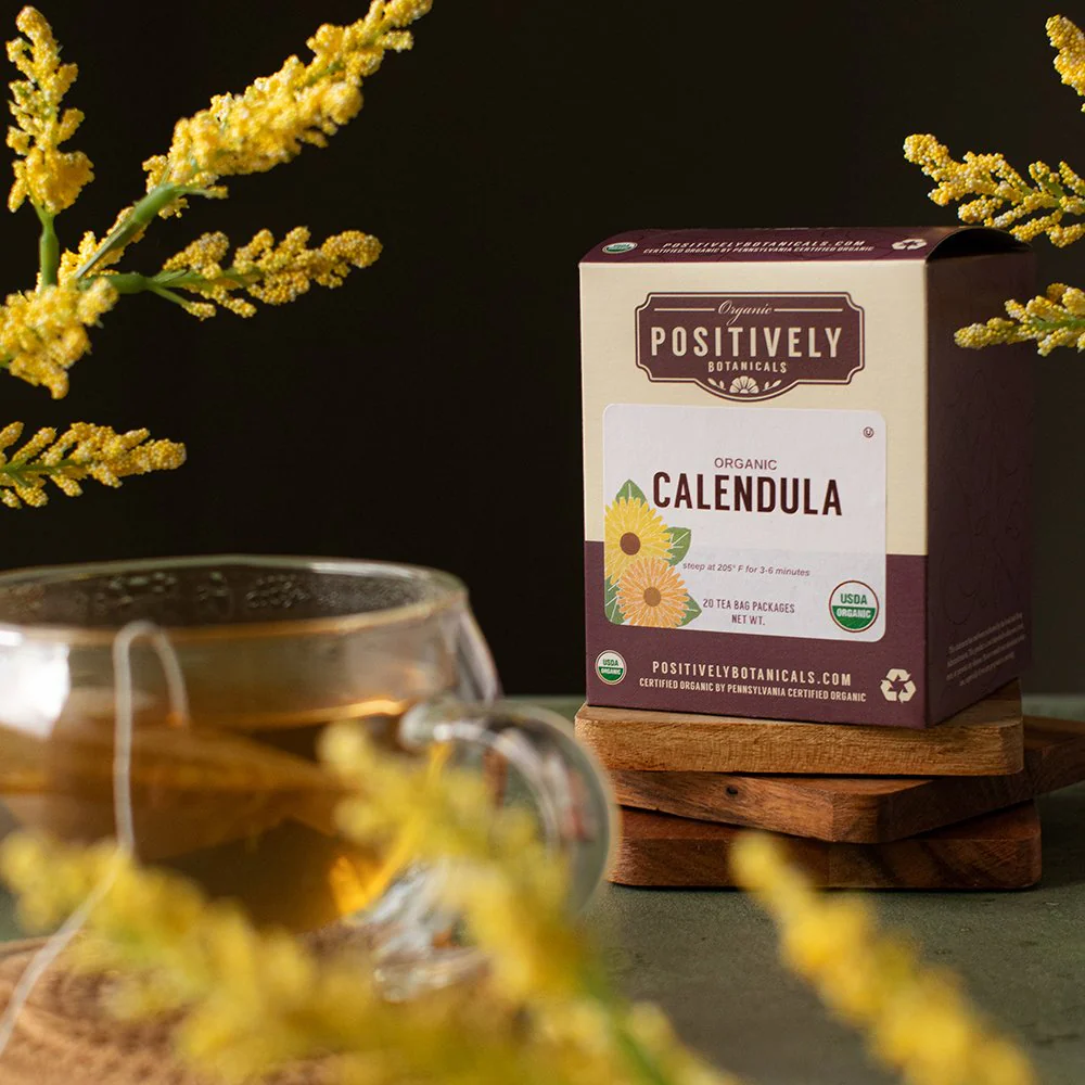 Organic Calendula - Botanical Tea Bags - Image 4
