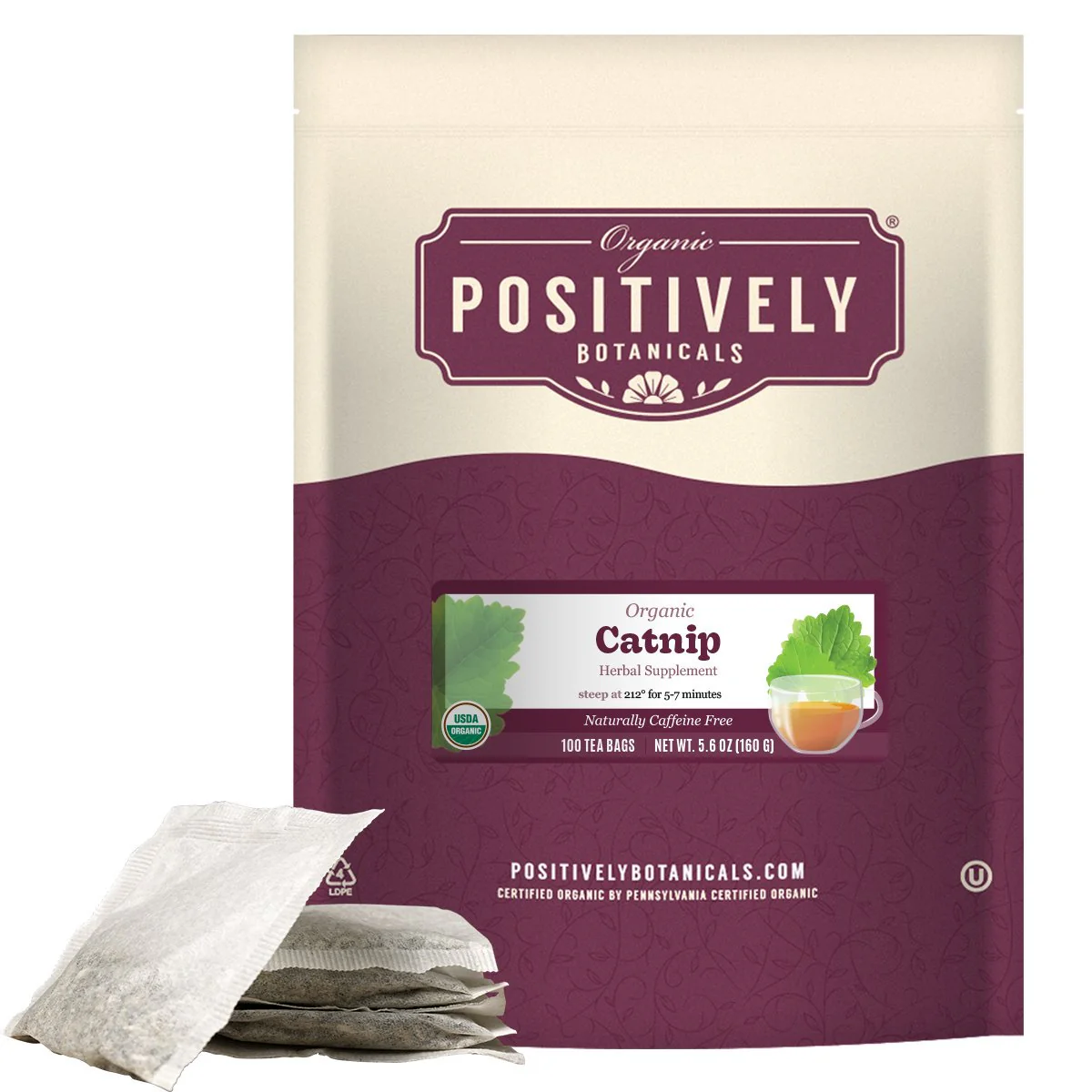 Organic Catnip - Botanical Tea Bags - Image 5