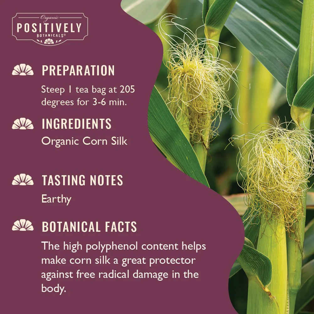Organic Corn Silk - Botanical Tea Bags - Image 3