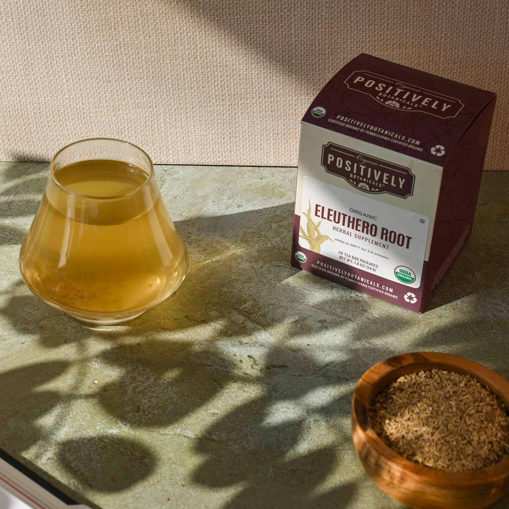 Organic Eleuthero Root - Botanical Tea Bags - Image 4