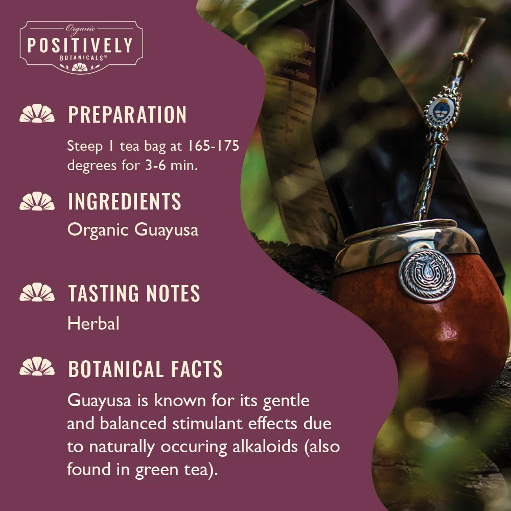 Organic Guayusa - Botanical Tea Bags - Image 3