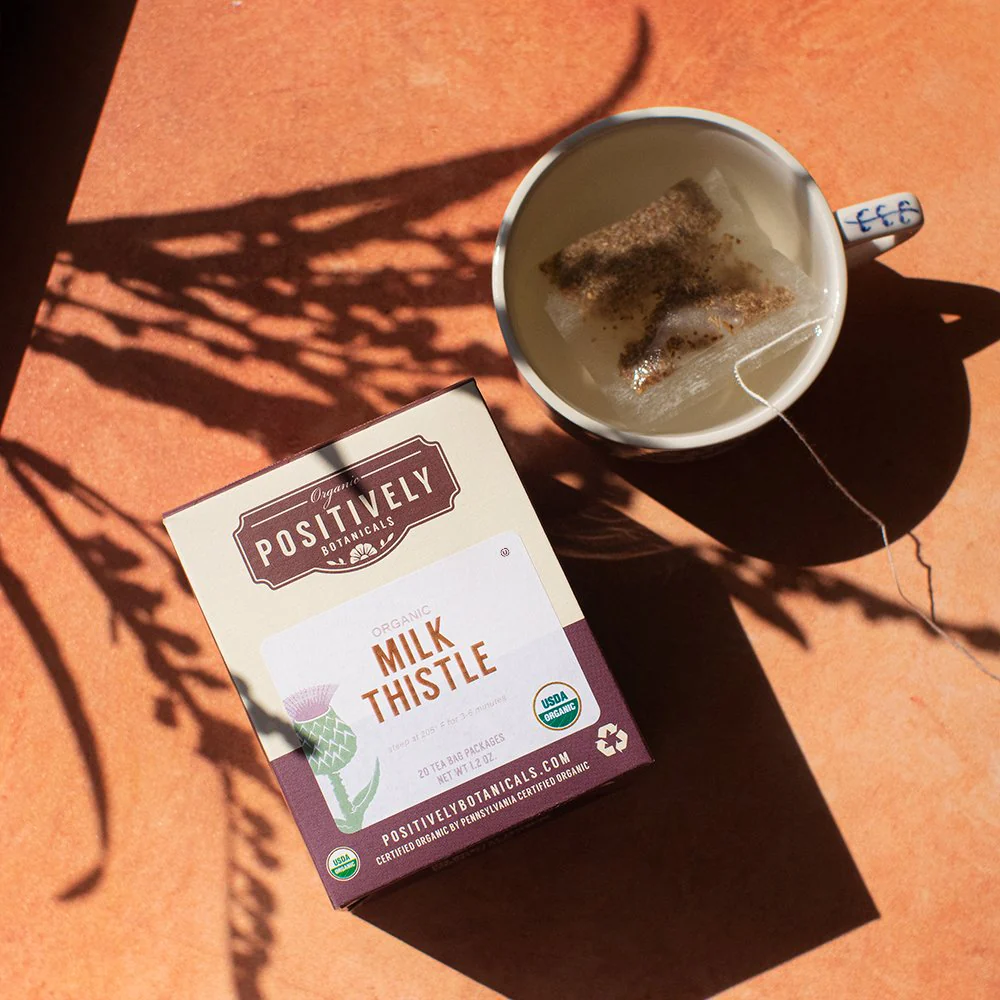 Organic Milk Thistle - Botanical Tea Bags - Image 4