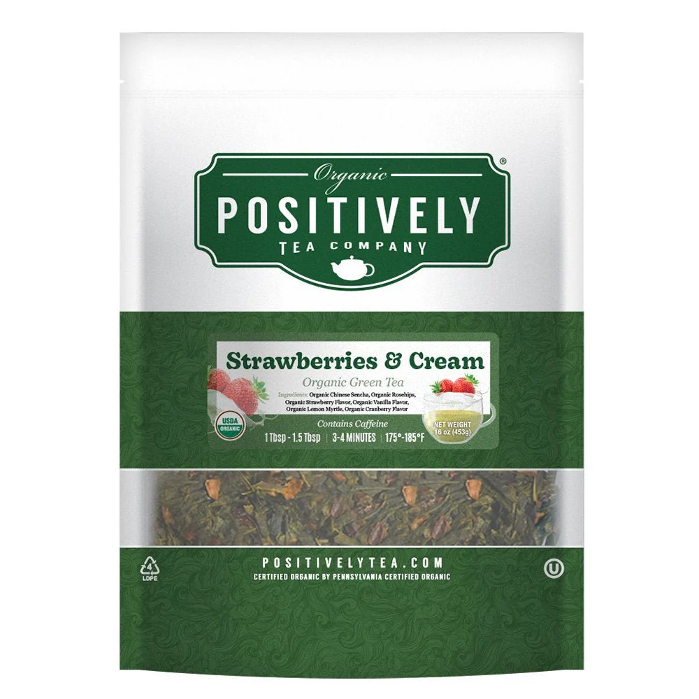Organic Strawberries and Cream - Loose Leaf Tea - Image 8